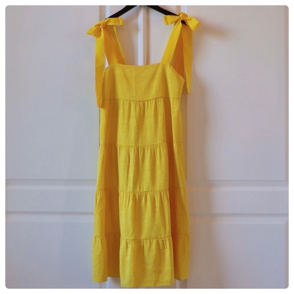 ALICE + OLIVIA Cynthia Tie Shoulder Midi Dress - Picture 9 of 12